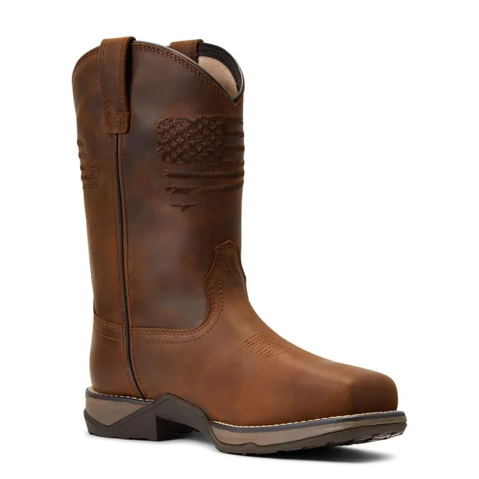Women Work Boots and Shoes Ariat Anthem Patriot Waterproof Composite Toe Work Boot Distressed Brown Women Work Boots and Shoes Ariat Anthem Patriot Waterproof Composite Toe Work Boot Distressed Brown