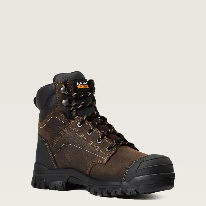 Women Work Boots and Shoes Ariat Treadfast 6034 Waterproof Work Boot Dark Brown