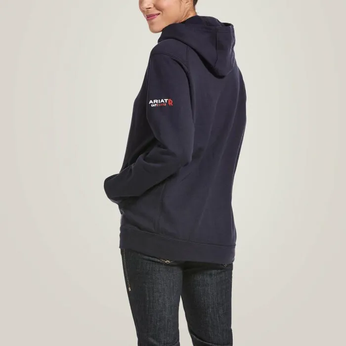 Women Workwear Ariat FR Rev Pullover Hoodie Navy Women Workwear Ariat FR Rev Pullover Hoodie Navy