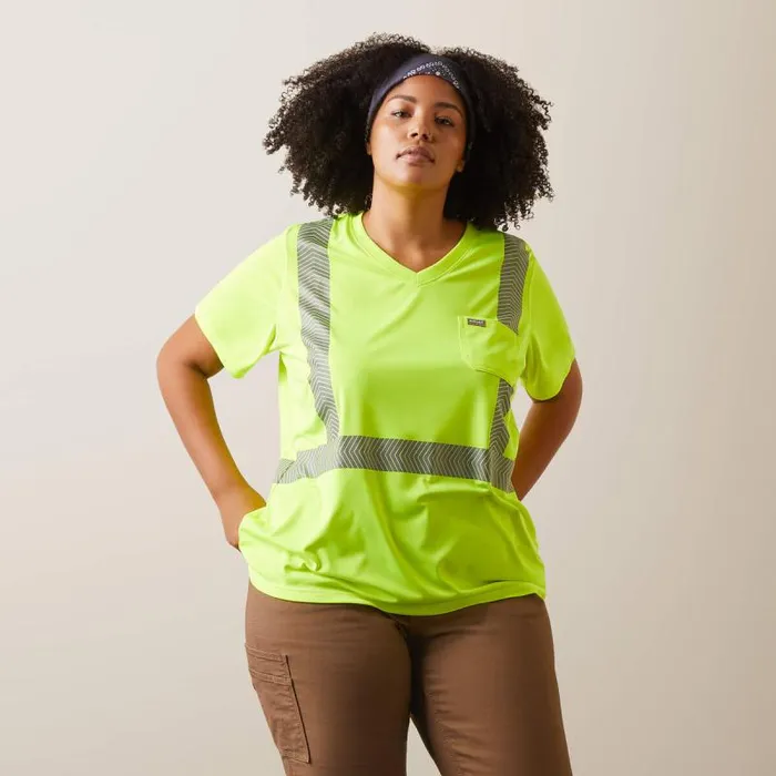 Women Workwear Ariat Rebar HiVis ANSI TShirt Hi Vis Yellow Women Workwear Ariat Rebar HiVis ANSI TShirt Hi Vis Yellow