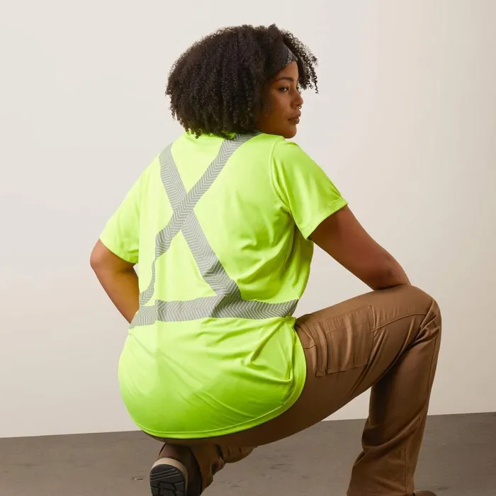 Women Workwear Ariat Rebar HiVis ANSI TShirt Hi Vis Yellow Women Workwear Ariat Rebar HiVis ANSI TShirt Hi Vis Yellow