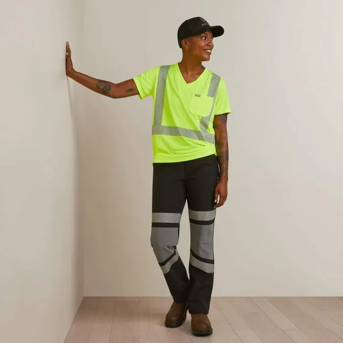 Women Workwear Ariat Rebar HiVis ANSI TShirt Hi Vis Yellow Women Workwear Ariat Rebar HiVis ANSI TShirt Hi Vis Yellow