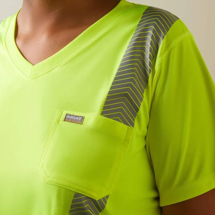 Women Workwear Ariat Rebar HiVis ANSI TShirt Hi Vis Yellow Women Workwear Ariat Rebar HiVis ANSI TShirt Hi Vis Yellow
