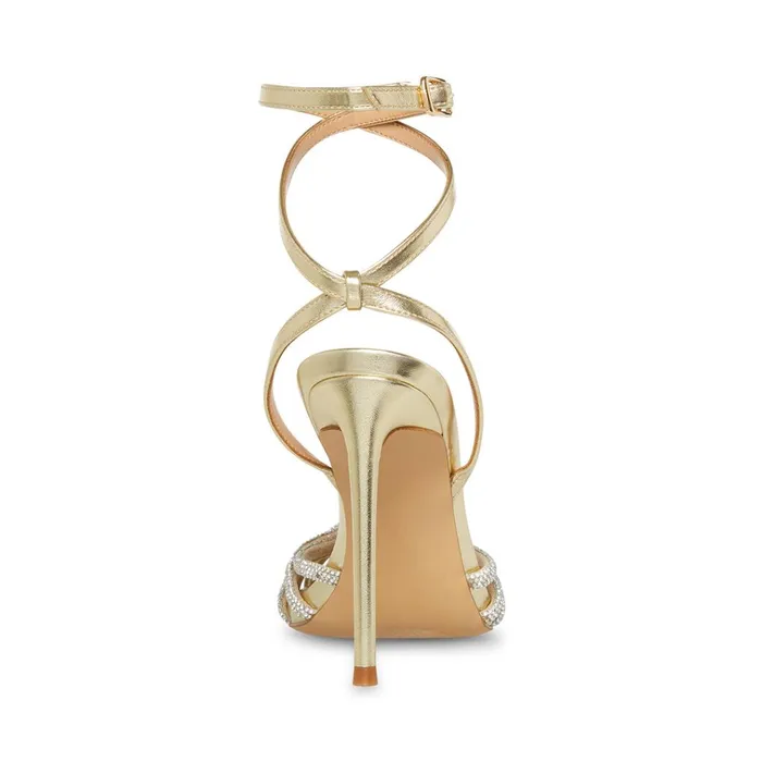 Womens Able Gold Steve Madden Heels