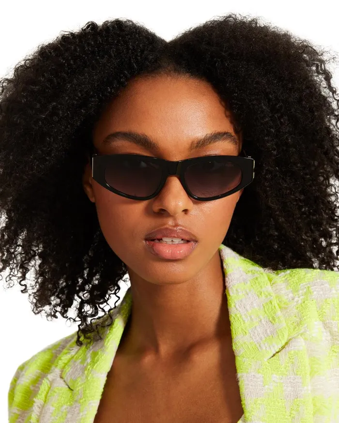 Womens Adriane Sunglasses Black Steve Madden Sunglasses