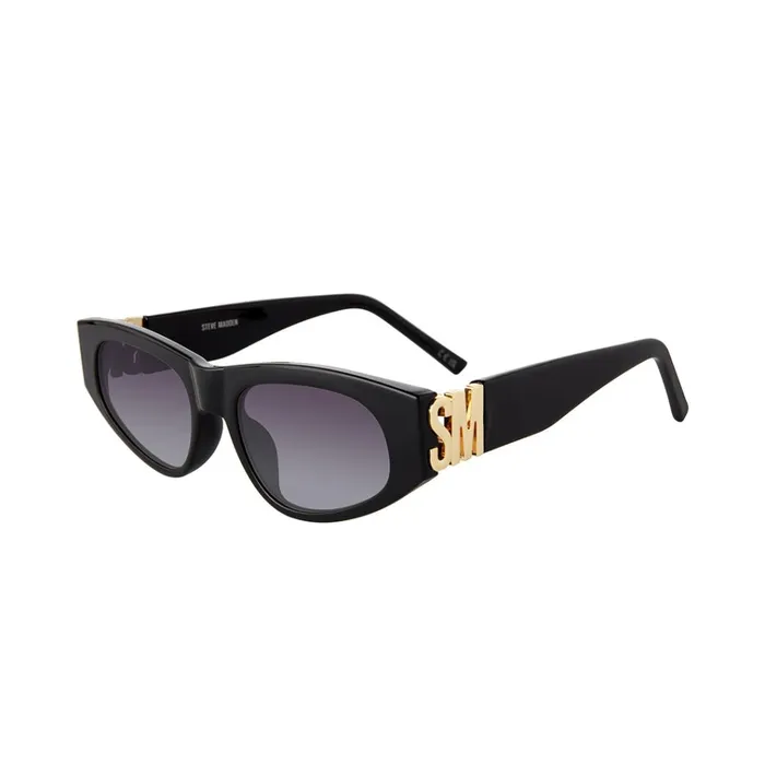 Womens Adriane Sunglasses Black Steve Madden Sunglasses