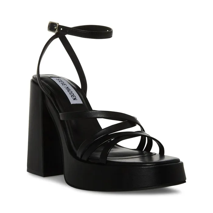 Womens Affection Black Steve Madden Heels