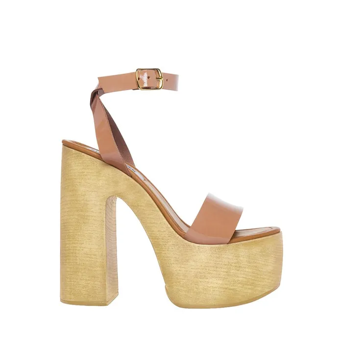 Womens Alessia Blush Patent Steve Madden Heels