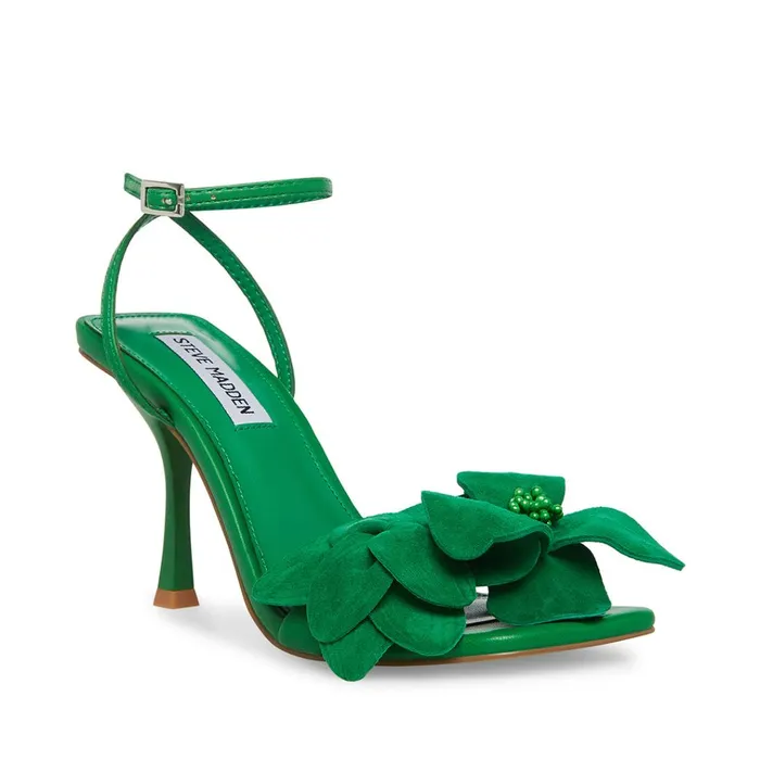 Womens Amani Green Steve Madden Heels