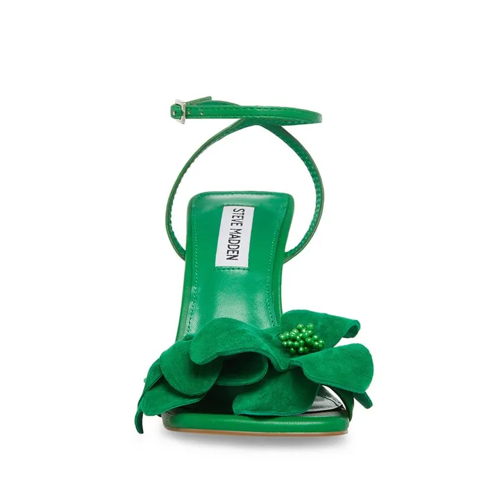 Womens Amani Green Steve Madden Heels