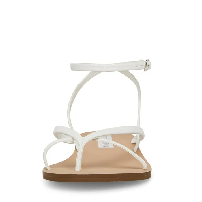 Womens Amuse White Steve Madden Sandals