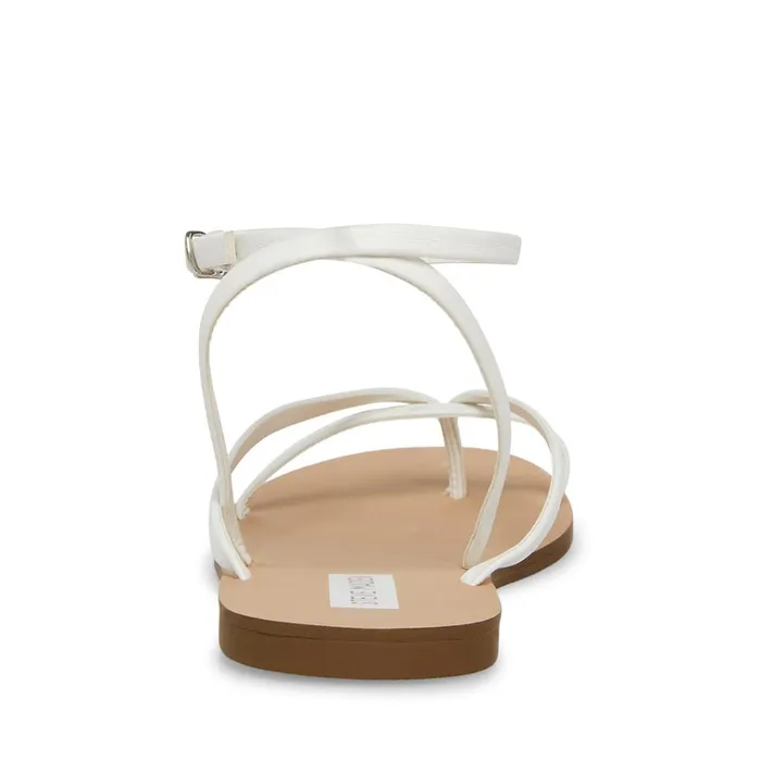Womens Amuse White Steve Madden Sandals