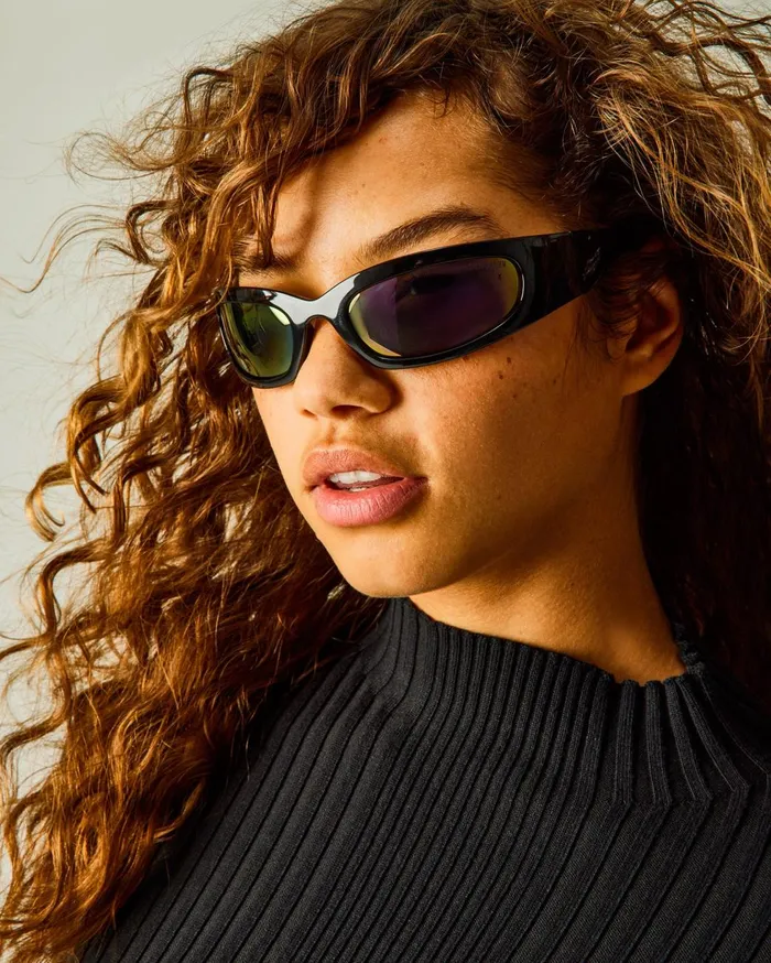 Womens Anderson Sunglasses Black Steve Madden Sunglasses