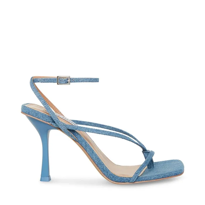 Womens Annie Denim Fabric Steve Madden Heels