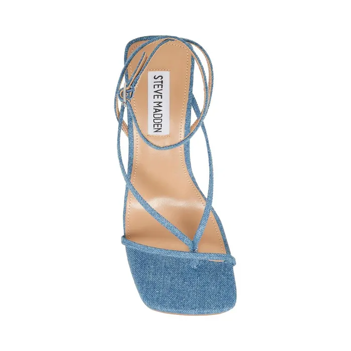 Womens Annie Denim Fabric Steve Madden Heels