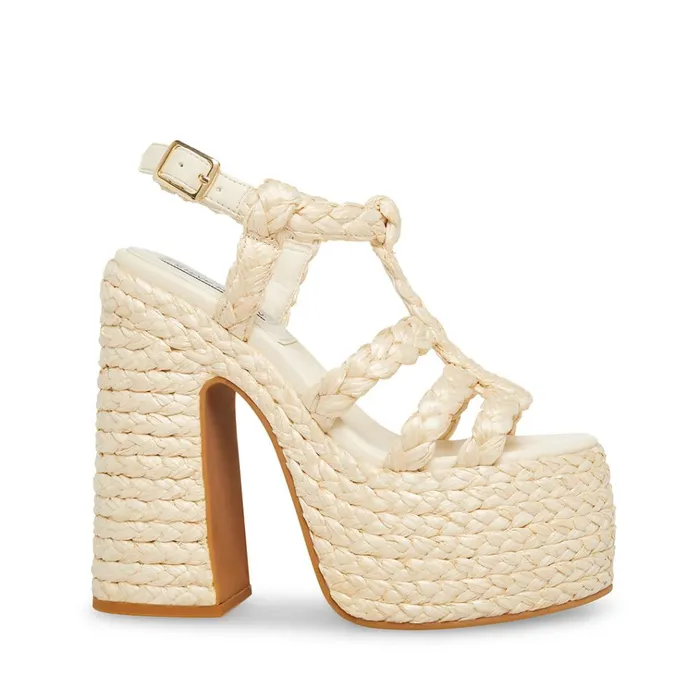 Womens Antonella Raffia Steve Madden Heels