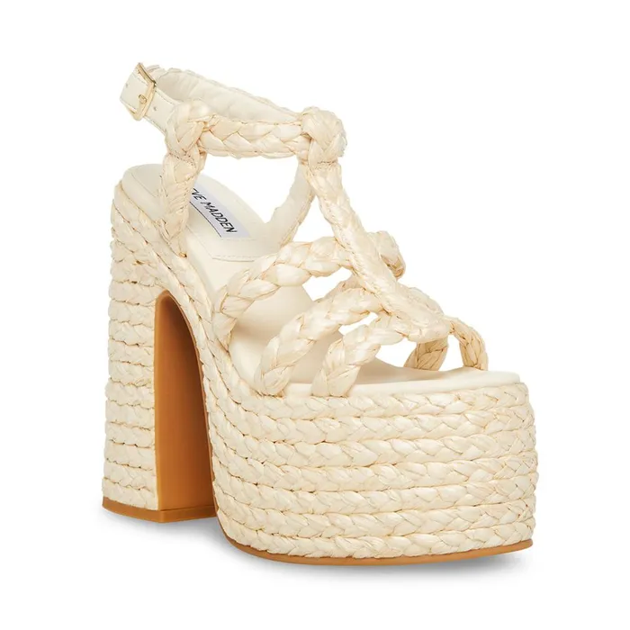 Womens Antonella Raffia Steve Madden Heels