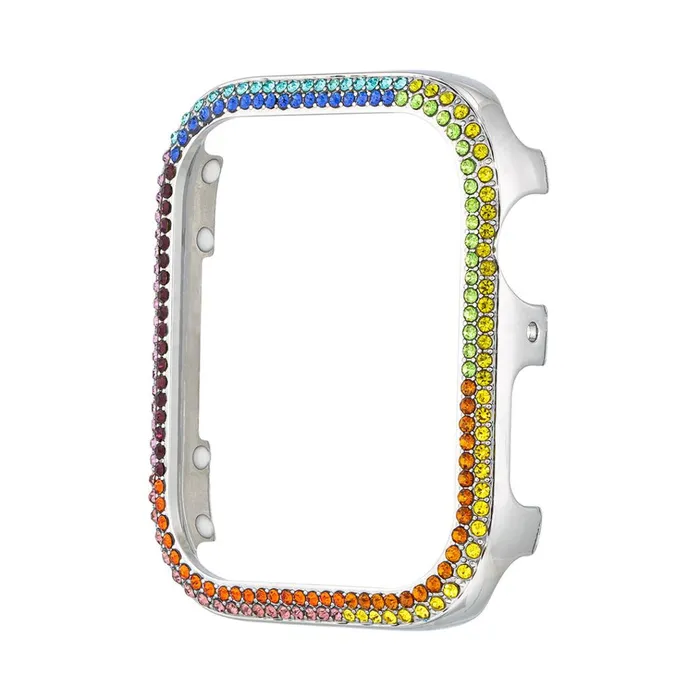Womens Apple Watch Bumper Silver Multi 3840mm Steve Madden Watches