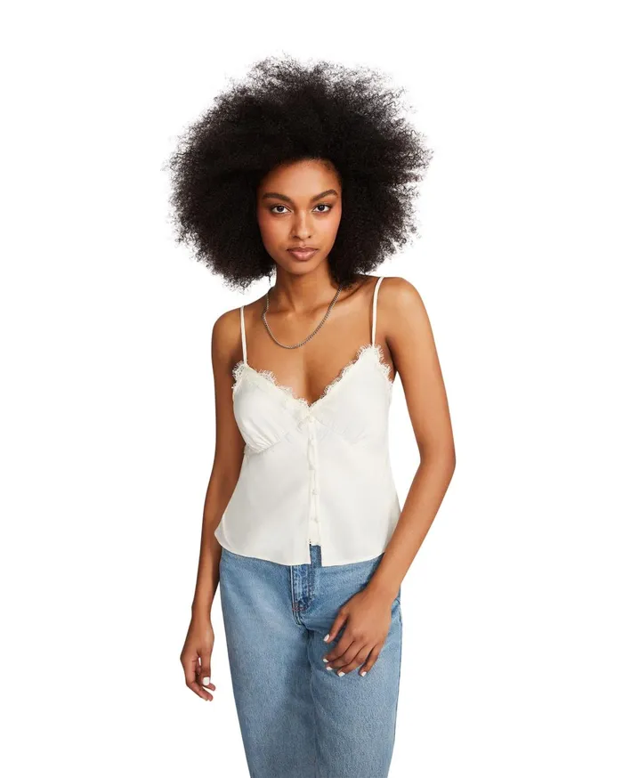 Womens Asher Top Cream Steve Madden Tops and Shirts