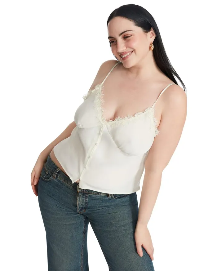 Womens Asher Top Cream Steve Madden Tops and Shirts