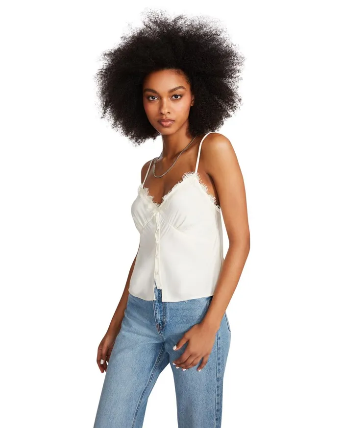 Womens Asher Top Cream Steve Madden Tops and Shirts