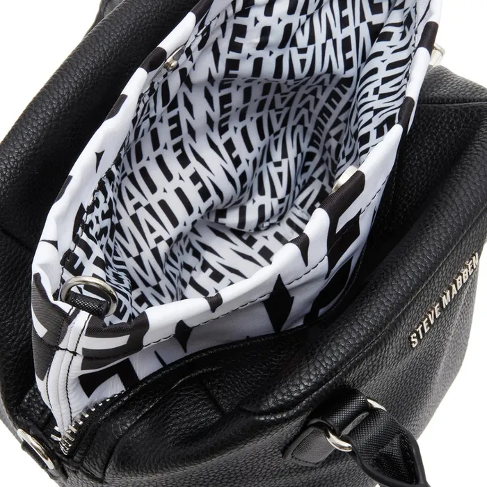 Womens Bamused Black Steve Madden Crossbody Bags Womens Bamused Black Steve Madden Crossbody Bags