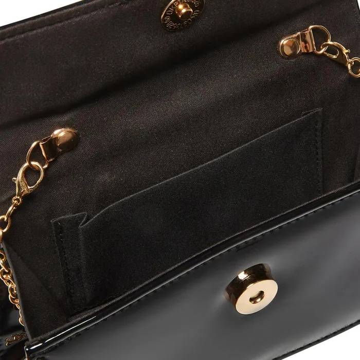 Womens Barlan Black Patent Steve Madden Mini Bags