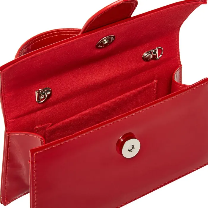 Womens Barlan Red Patent Steve Madden Mini Bags
