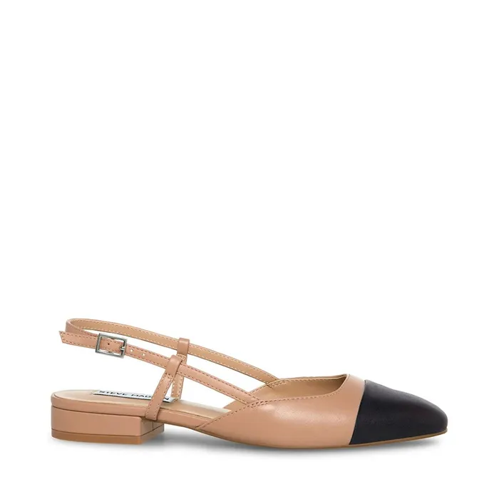 Womens Belinda Tan Leather Steve Madden Loafers and Flats