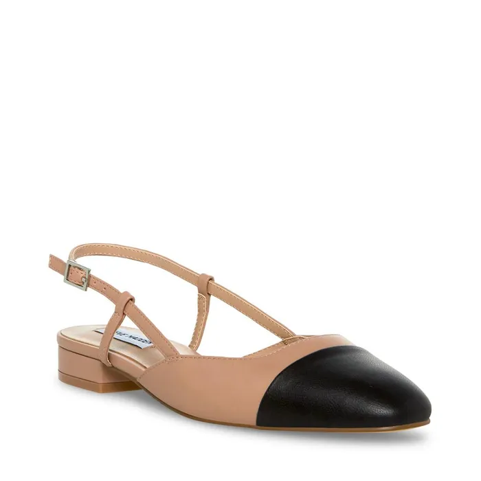 Womens Belinda Tan Leather Steve Madden Loafers and Flats