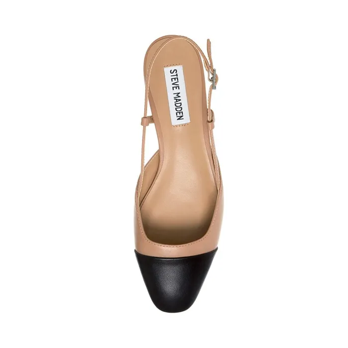 Womens Belinda Tan Leather Steve Madden Loafers and Flats
