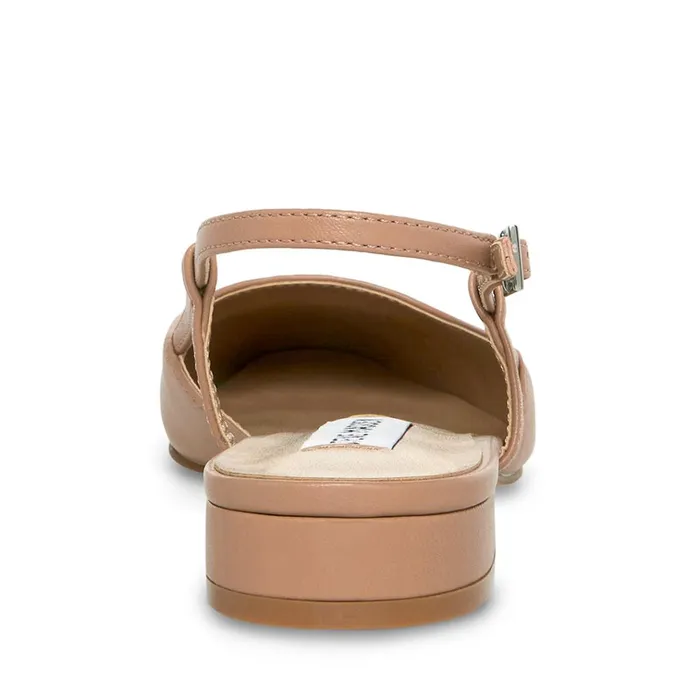 Womens Belinda Tan Leather Steve Madden Loafers and Flats