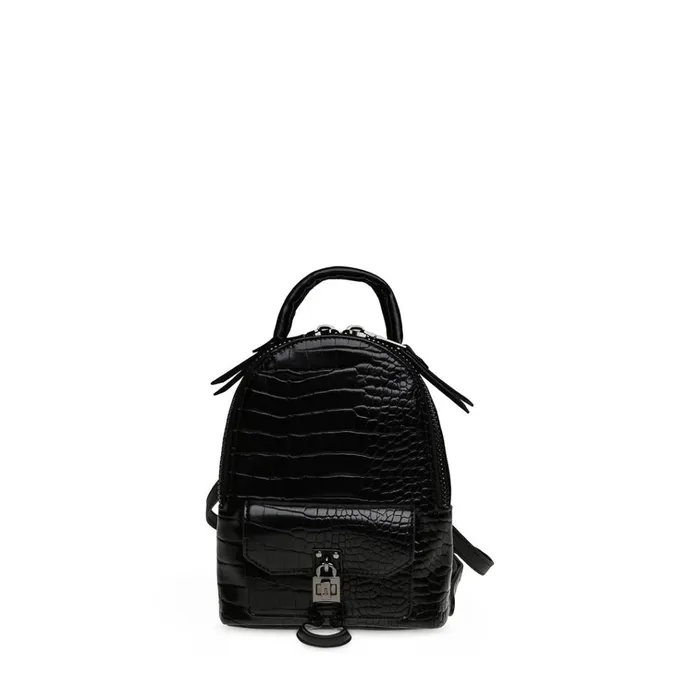 Womens Bjake Black Crocodile Steve Madden Mini Bags