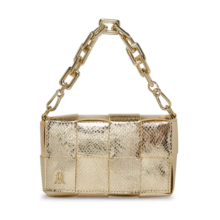 Womens Bmarvell Gold Snake Steve Madden Mini Bags