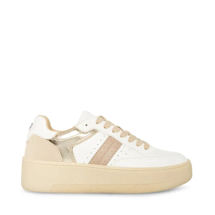 Womens Brandi Gold Multi Steve Madden Sneakers