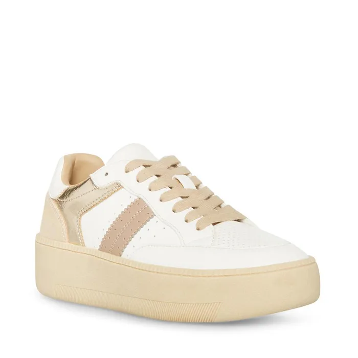 Womens Brandi Gold Multi Steve Madden Sneakers