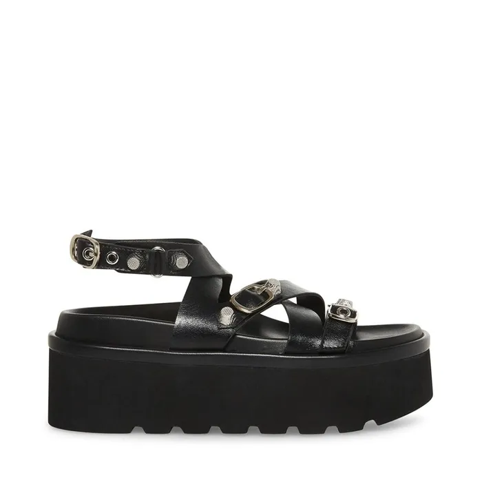 Womens Brant Black Steve Madden Sandals