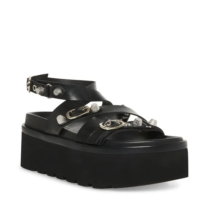 Womens Brant Black Steve Madden Sandals