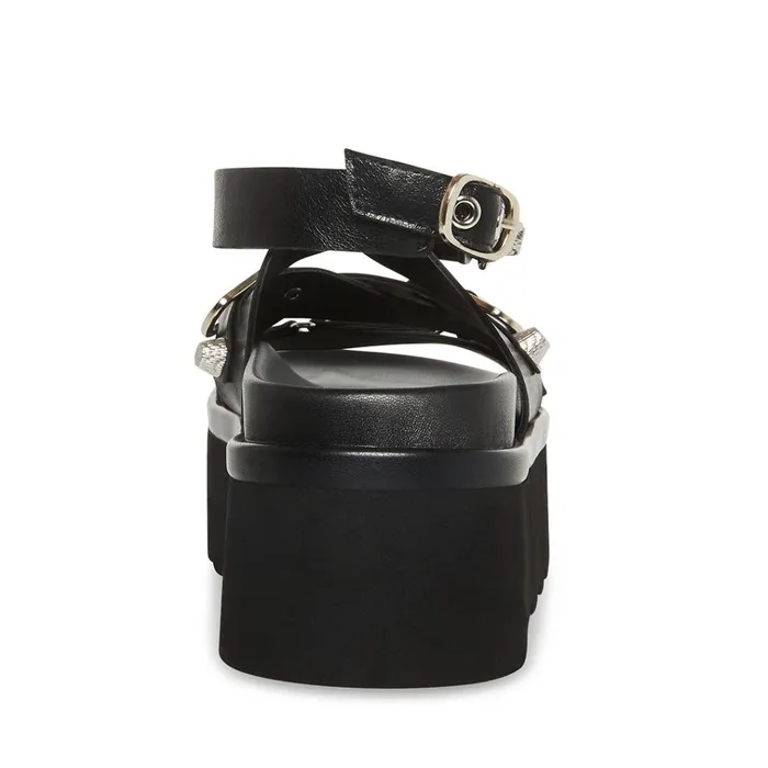Womens Brant Black Steve Madden Sandals