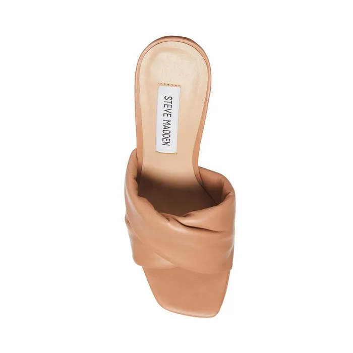 Womens Brianna Tan Leather Steve Madden Sandals