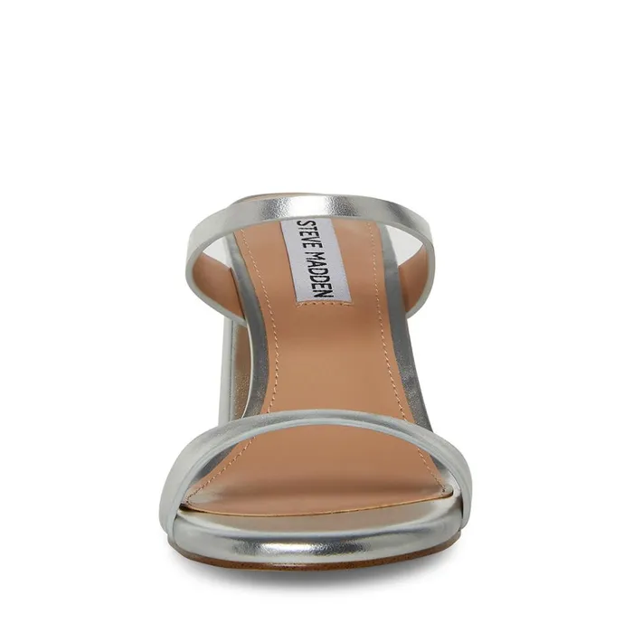 Womens Bridgette Silver Steve Madden Heels