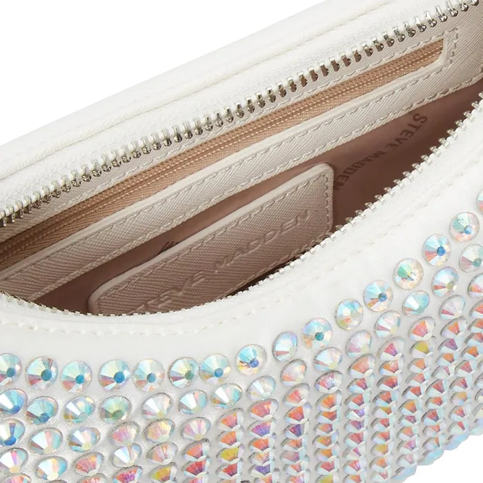 Womens Bvital Bling White Steve Madden Crossbody Bags