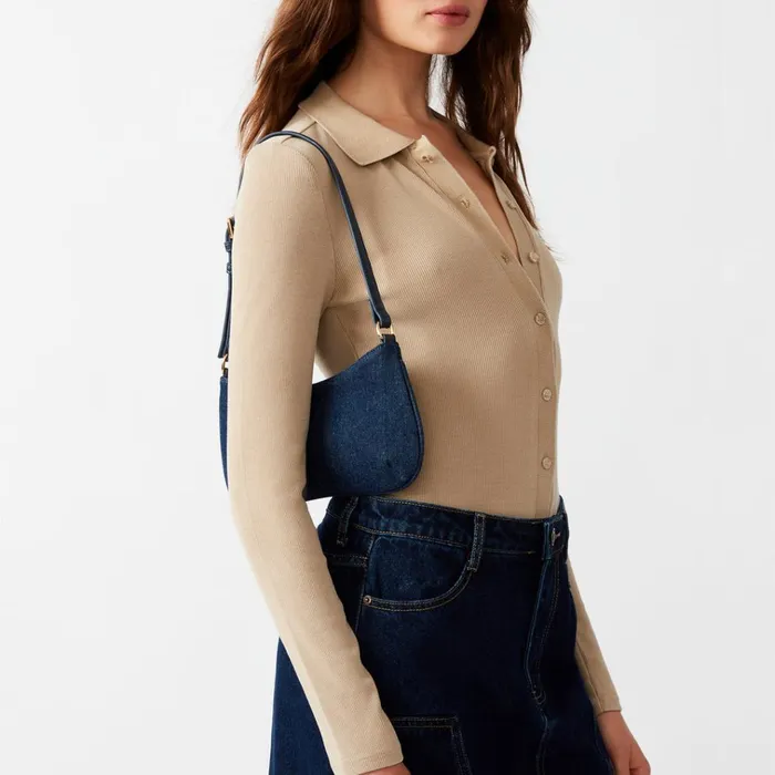 Womens Bwesty Denim Fabric Steve Madden Crossbody Bags Womens Bwesty Denim Fabric Steve Madden Crossbody Bags