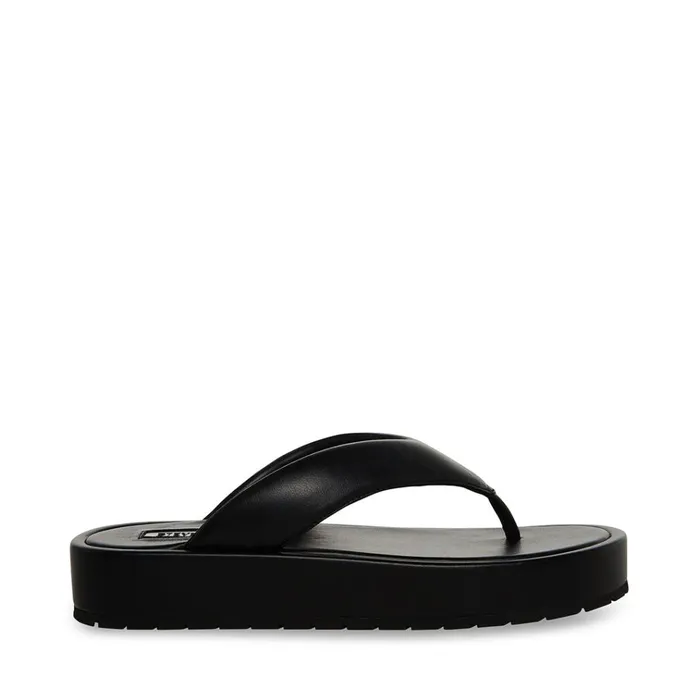 Womens Campana Black Steve Madden Sandals
