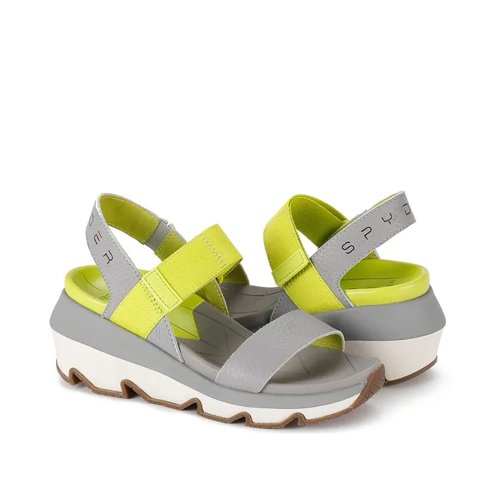Womens Campie 8211 Mid Grey Spyder Sandals