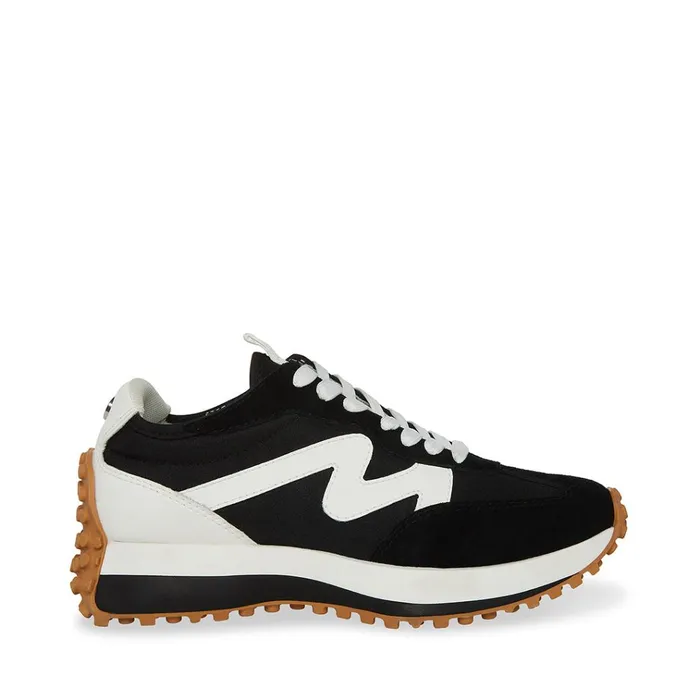 Womens Campo BlackWhite Steve Madden Sneakers