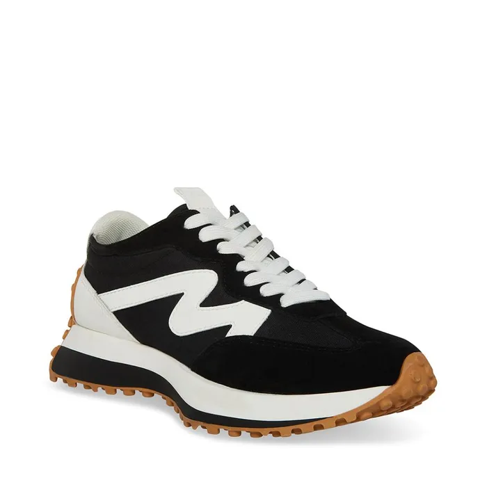 Womens Campo BlackWhite Steve Madden Sneakers