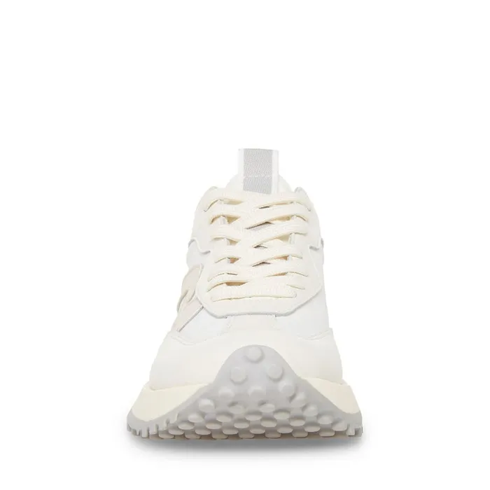 Womens Campo WhiteGrey Steve Madden Sneakers