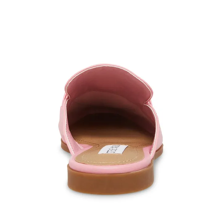 Womens Cayler Pink Leather Steve Madden Loafers and Flats