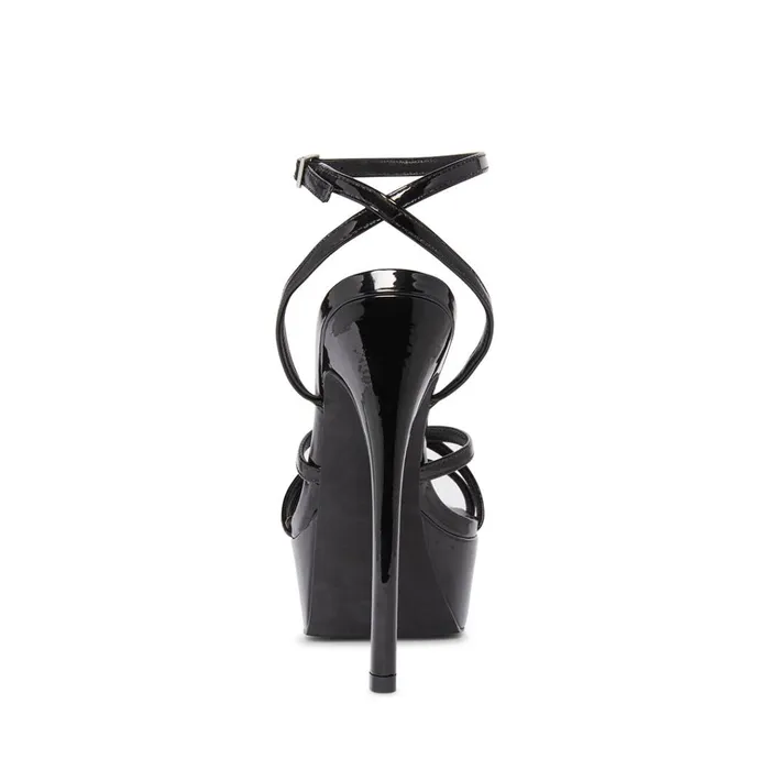 Womens Celia Black Patent Steve Madden Heels